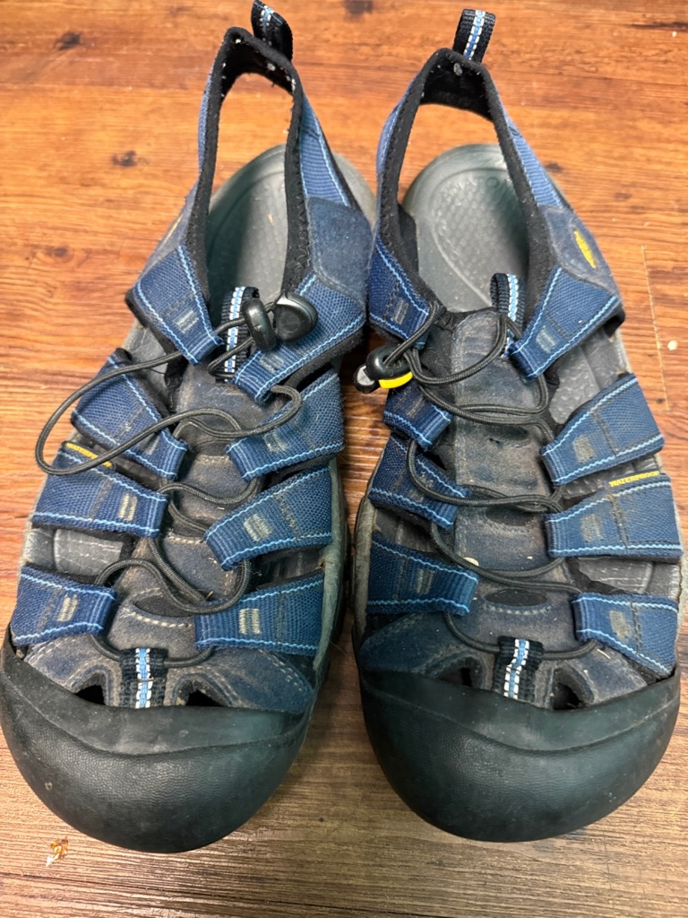 Navy Blue Mens 11 Keen Sport Sandals